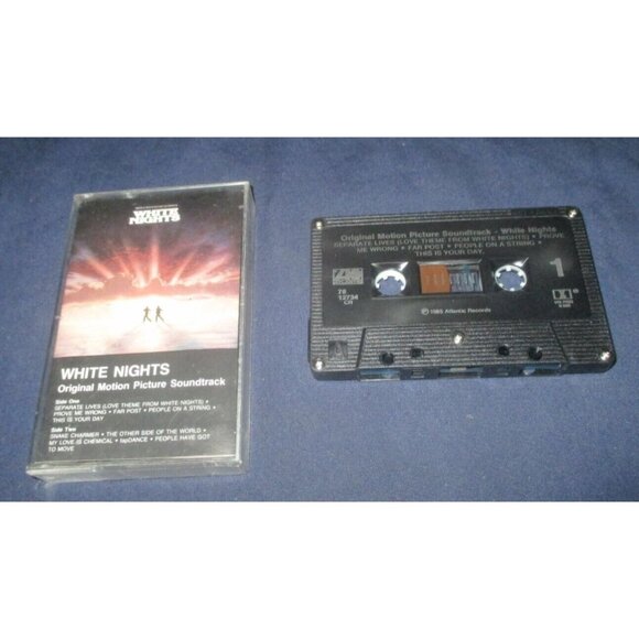 White Nights Original Motion Picture Soundtrack on cassette (Atlantic, 1985) - Picture 1 of 2